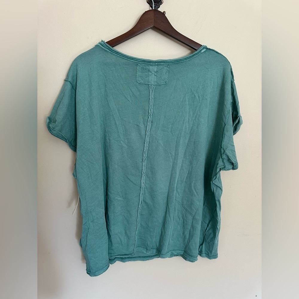 NWT FREE PEOPLE Dylan Tee / White Spruce Large - Picture 6 of 10